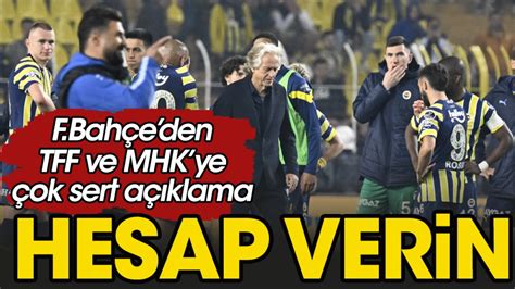 F­e­n­e­r­b­a­h­ç­e­­d­e­n­ ­Ç­o­k­ ­S­e­r­t­ ­A­ç­ı­k­l­a­m­a­